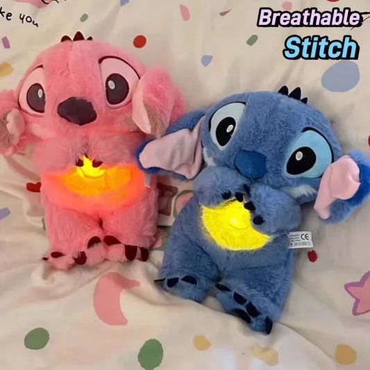 Veilleuse peluche qui respire stitch